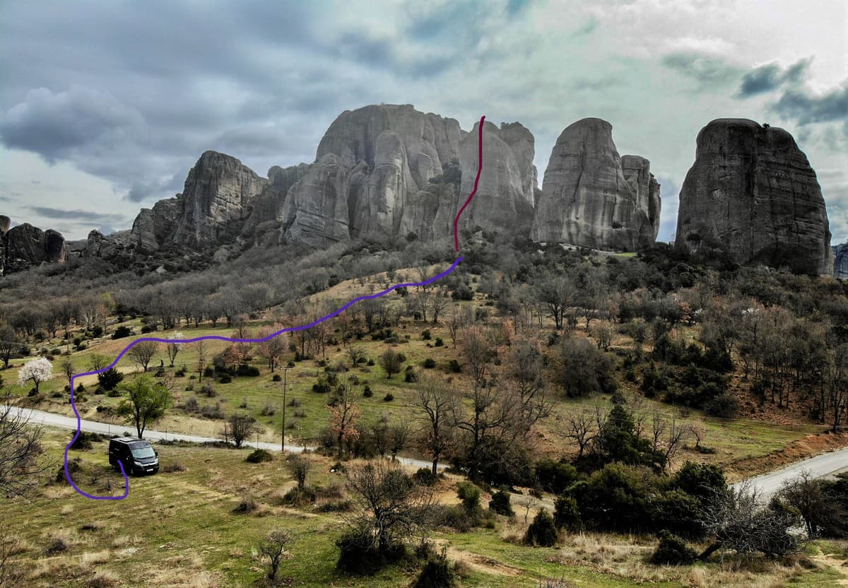 Klettern in Griechenland - Meteora - Bell