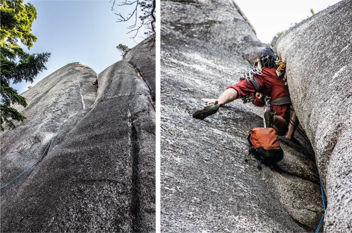 How to climb trad, broad chimneys