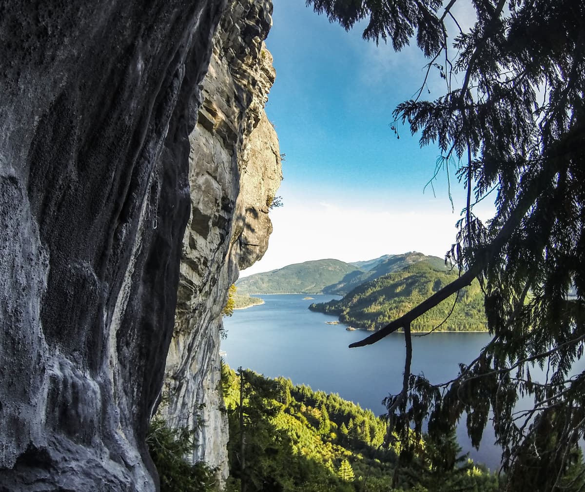 Climbing Horne Lake