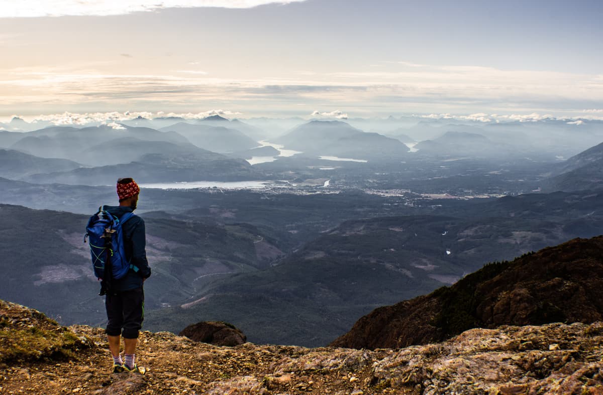 Mt Arrowsmith Gipfel, Vancouver Island