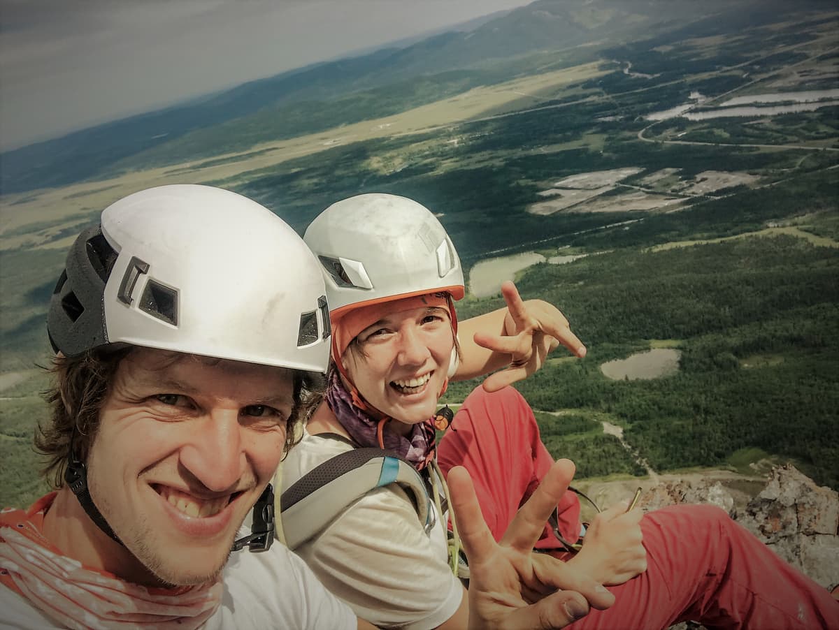 Geschafft! - Wir haben Yamnuska bezwungen!