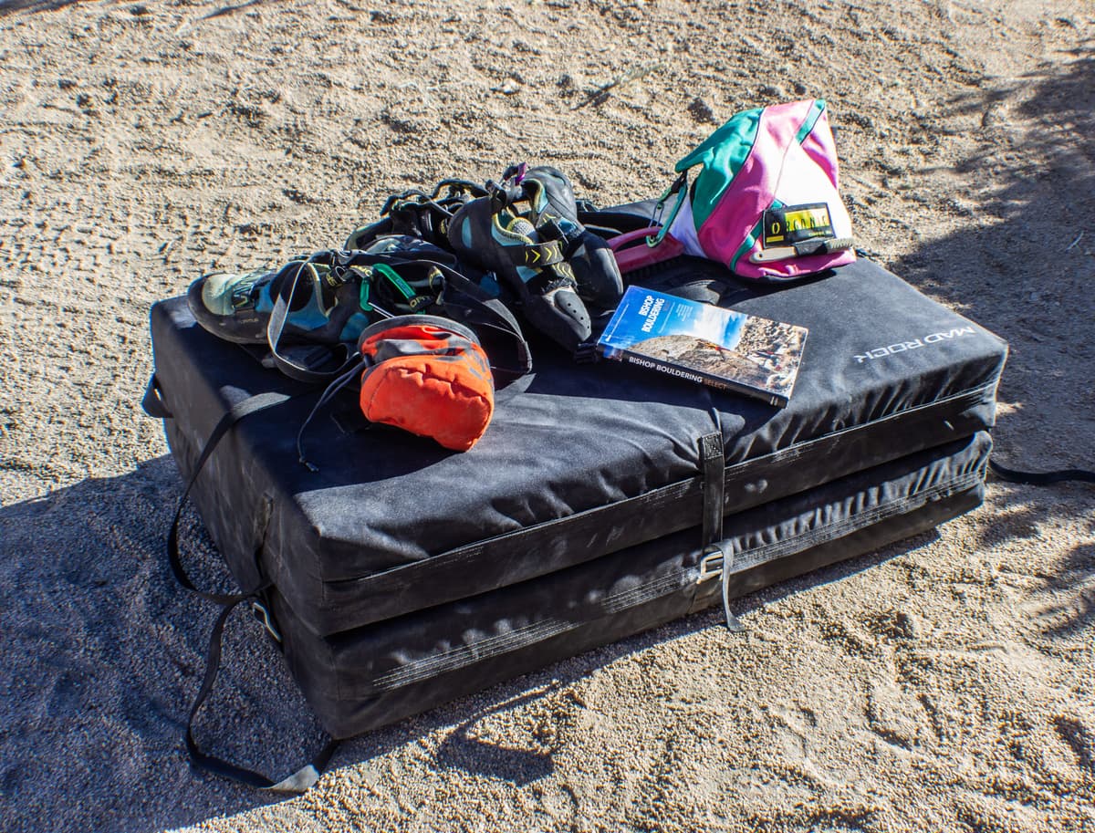 our gear for going bouldering