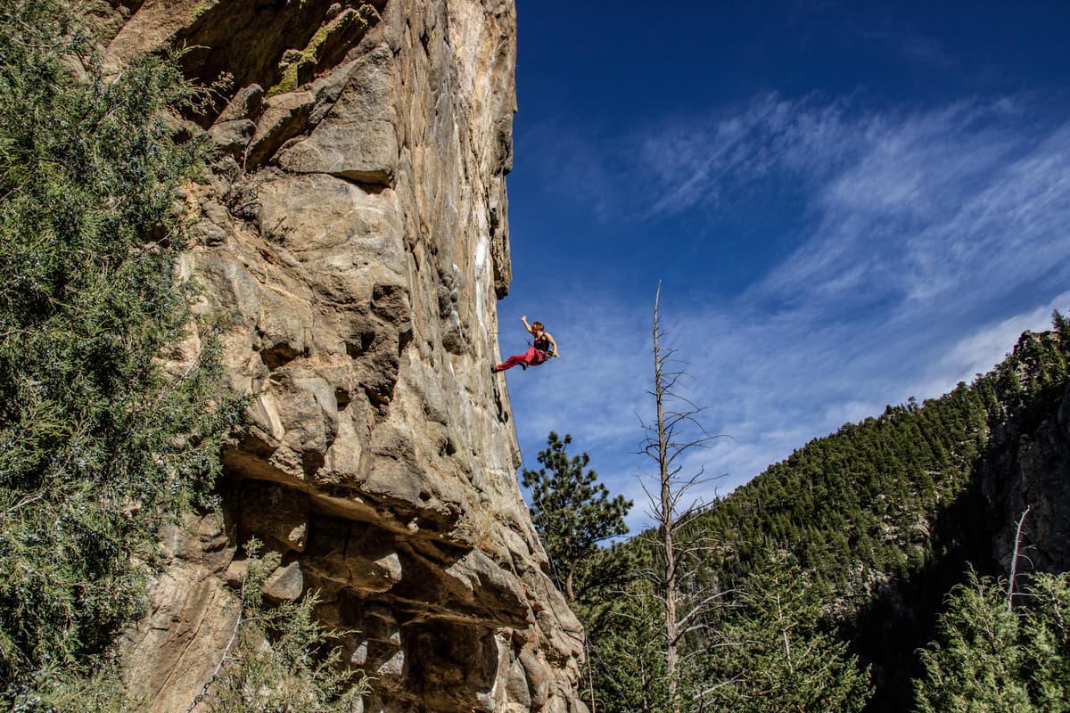 Klettern in Boulder, Colorado: Animal World im Boulder Canyon