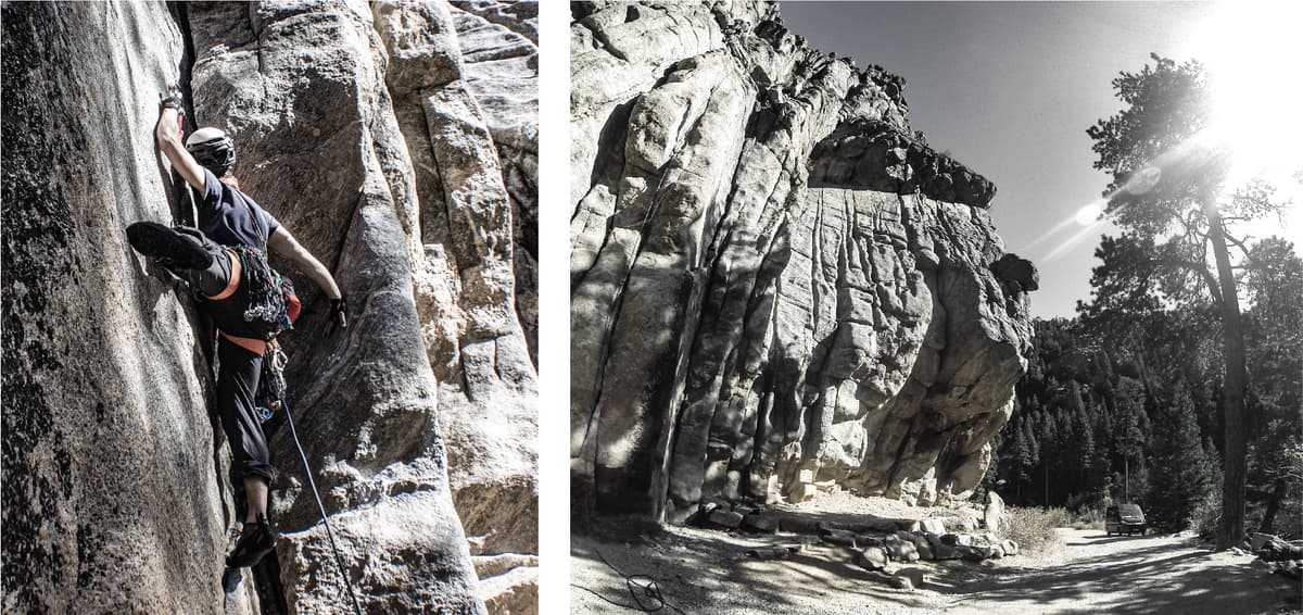 Klettern in Boulder, Colorado: Caslte Rock - Boulder Canyon