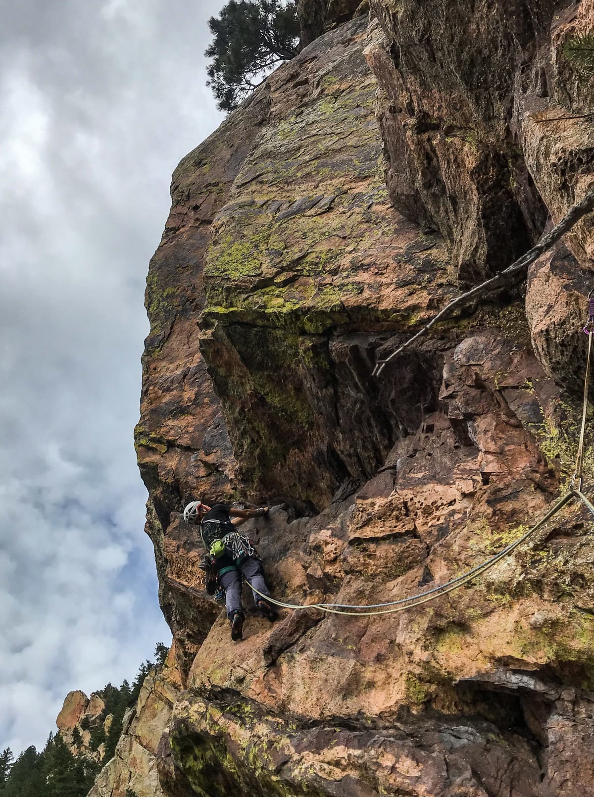 Klettern in Boulder, Colorado: Yellow Spur im Eldorado Canyon