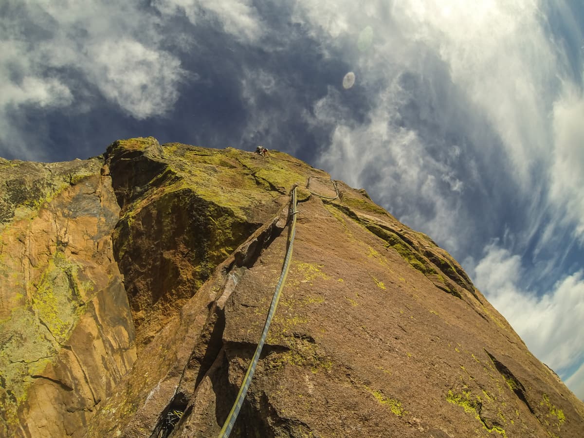 Klettern in Boulder, Colorado: Yellow Spur im Eldorado Canyon