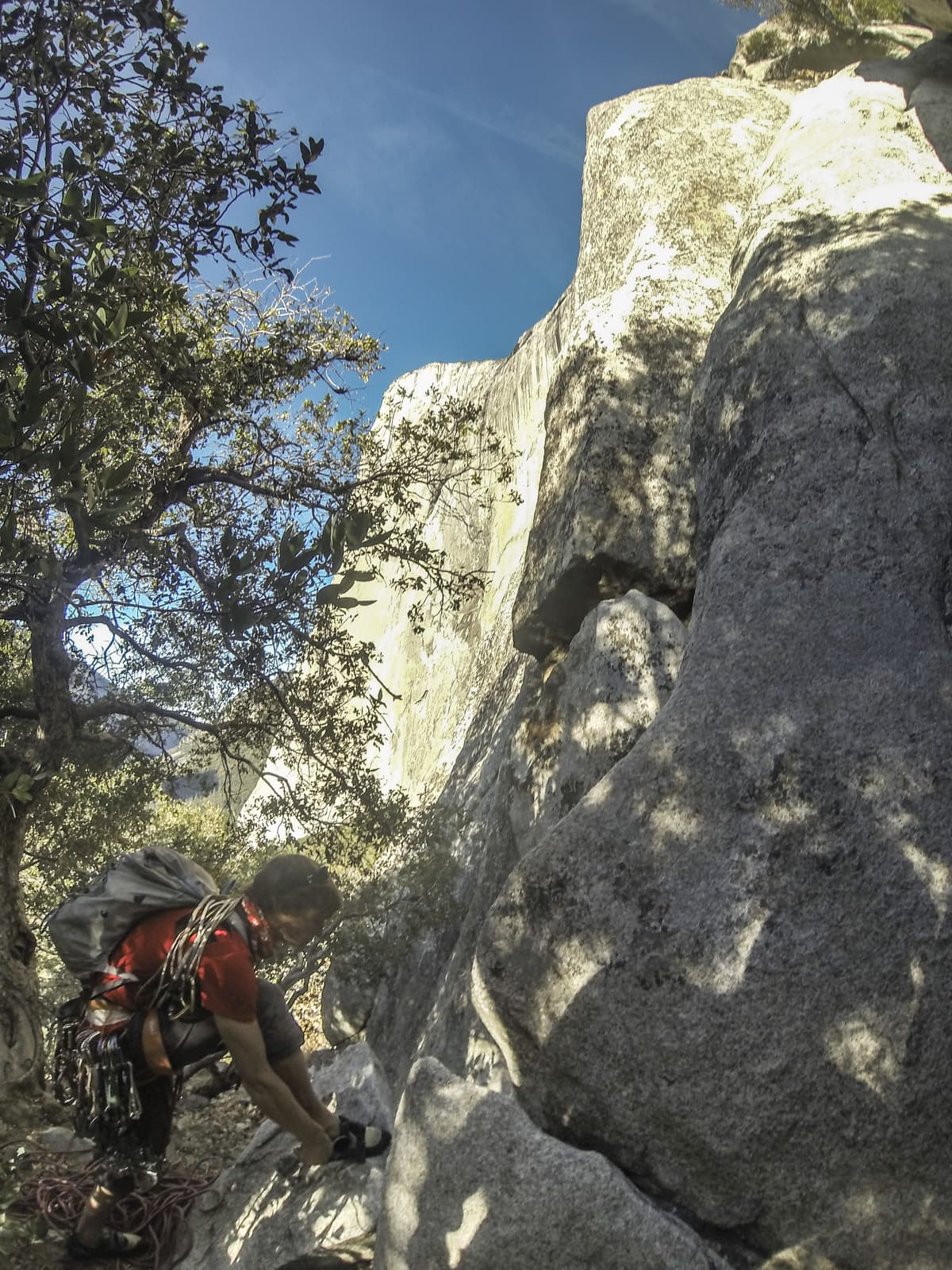 East Buttress, El Cap - Start 