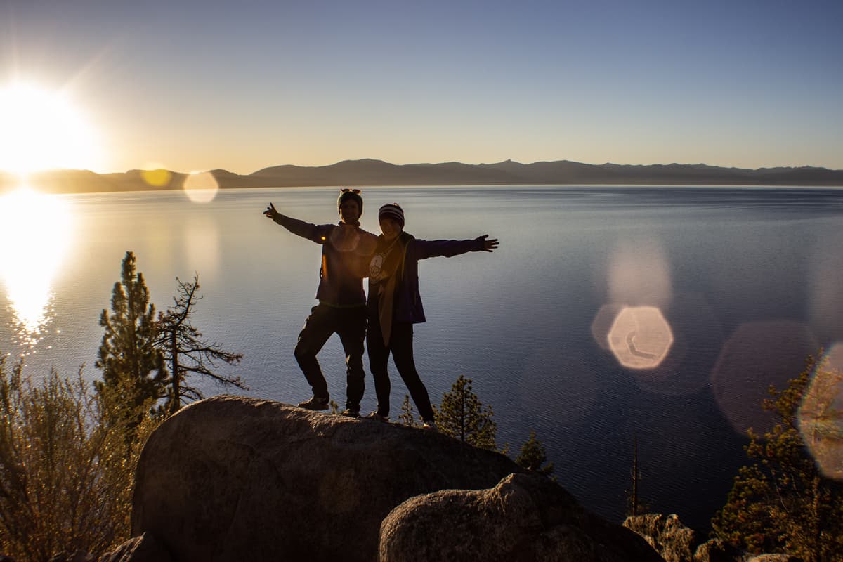 Klettern South Lake Tahoe - Angekommen am See