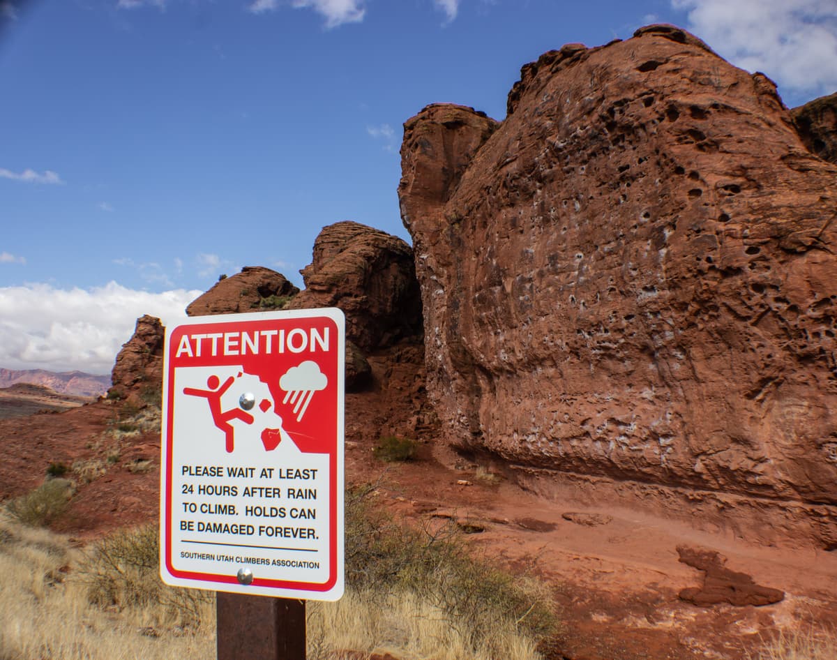 Klettertrip USA: Chuckawalla Wall, St George, Utah