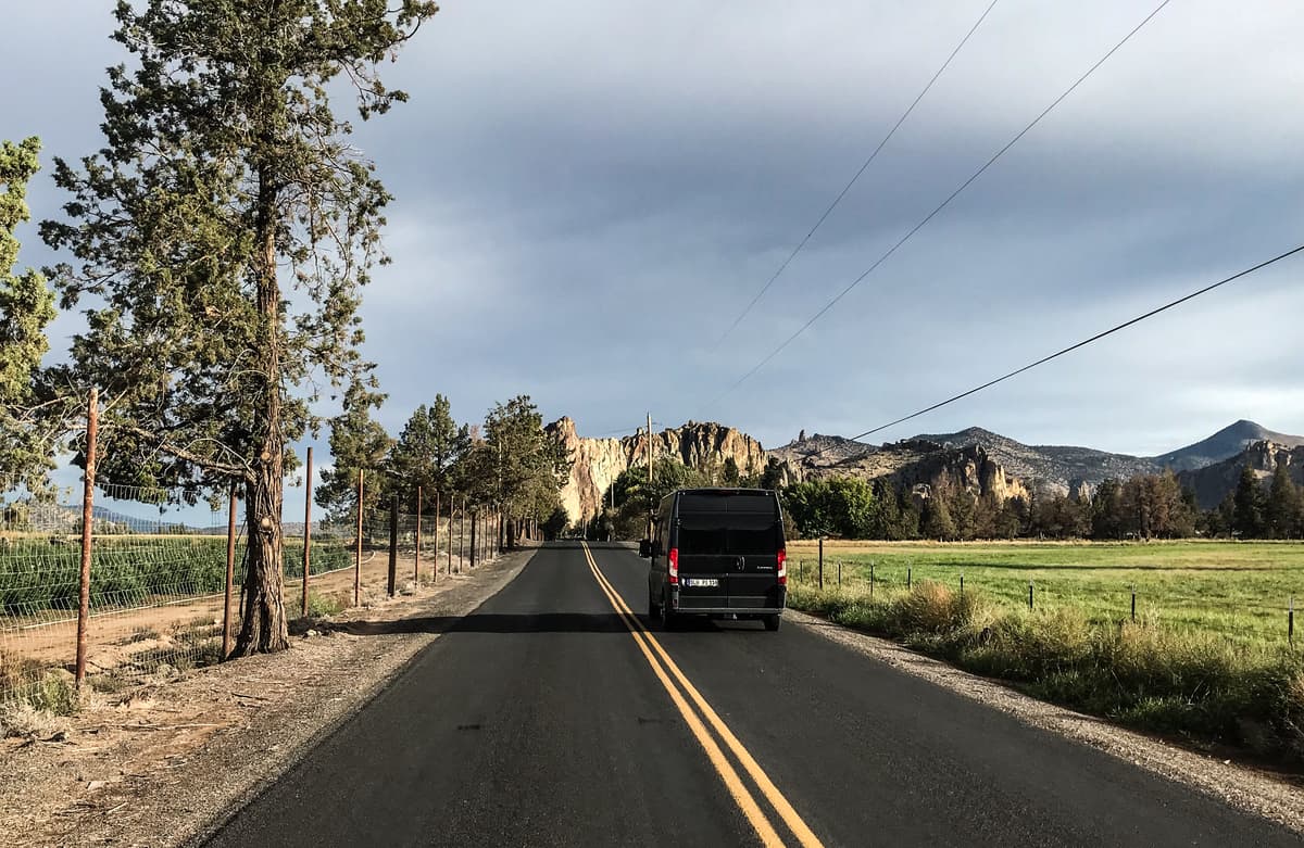 On the Road to Smith Rock State Park