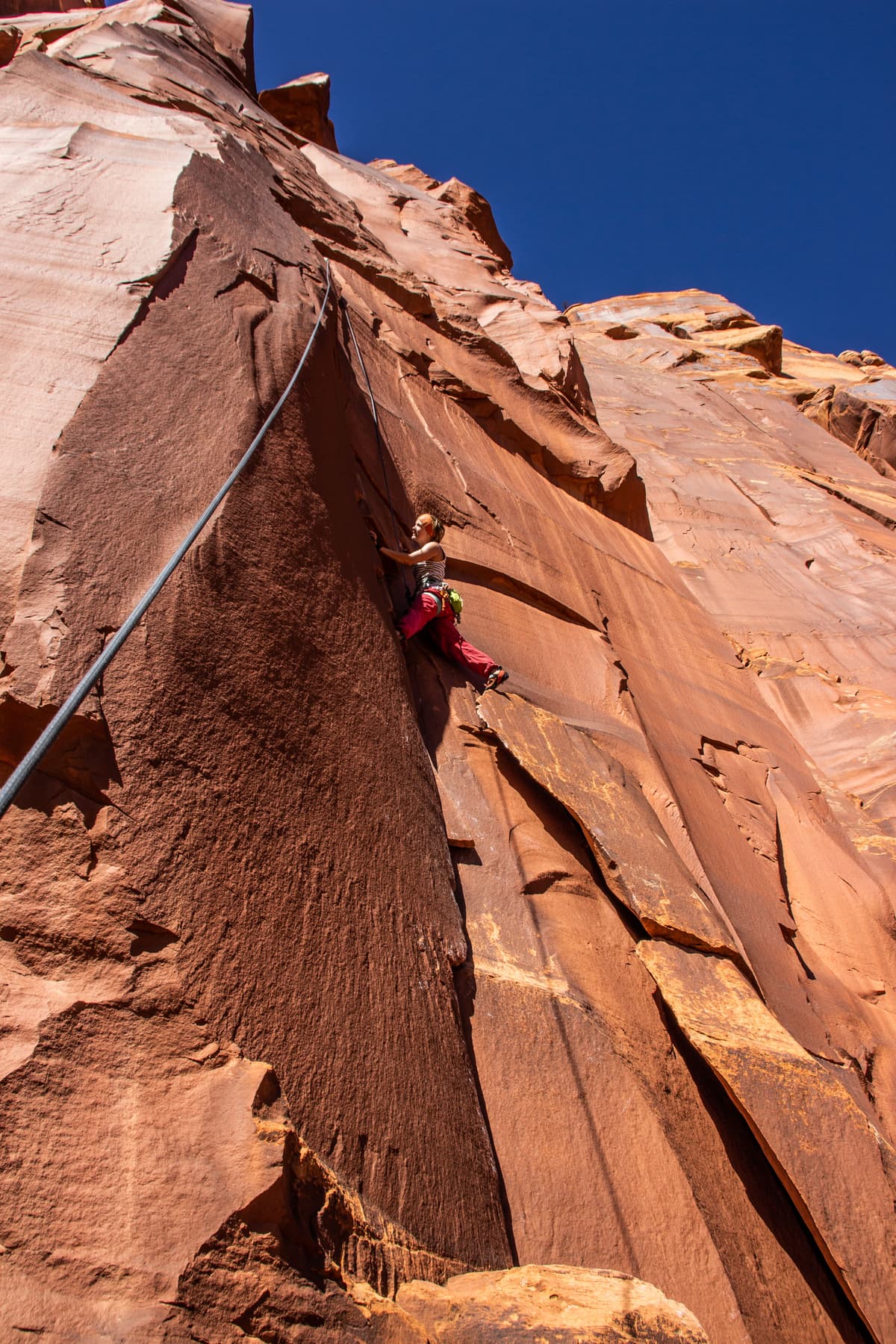 Climbing in Indian Creek - The Fin