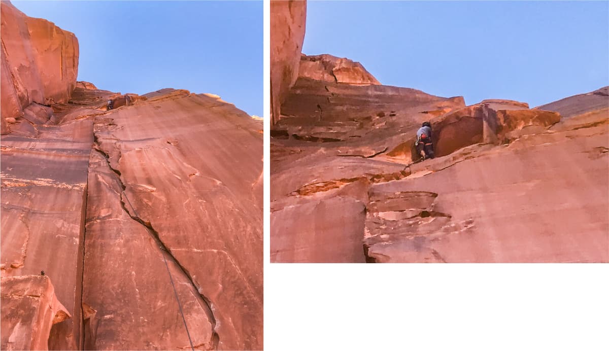 Climbing in Indian Creek - The Fin