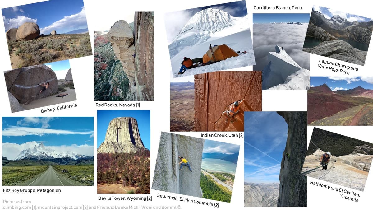 Ob aus dem eigenen Archiv, aus dem Netz oder aus Abenteuern von Freunden: ein Vorgeschmack auf die möglichen Highlights unserer Reise findet sich immer wieder - Danke für die Bilder