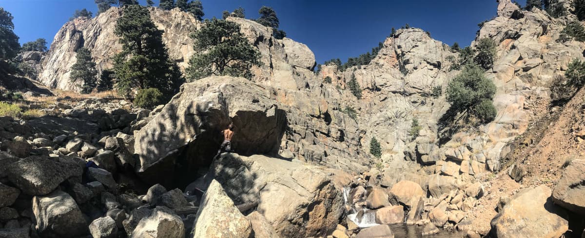 Klettern im Boulder Canyon - Lower Dream Canyon