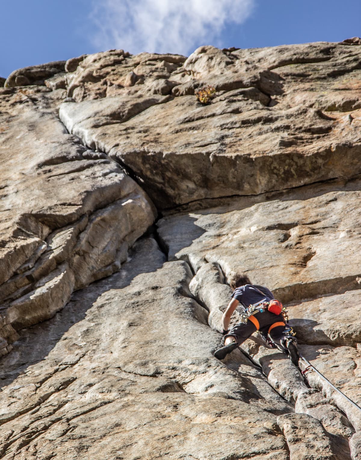 Klettern im Boulder Canyon - Castlerock