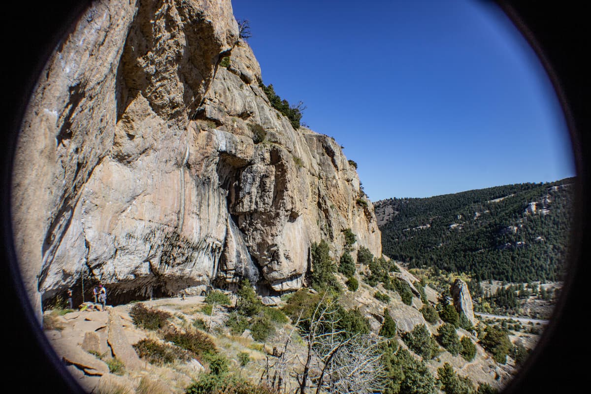 Klettern in Lander, Wymoing - Sinks Canyon
